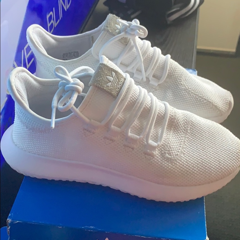 Adidas Tubular Shadow J White 🔥
